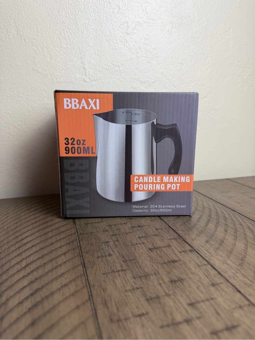 BBAXI 32 oz / 900 mL Stainless Steel Candle Making Pouring Pot